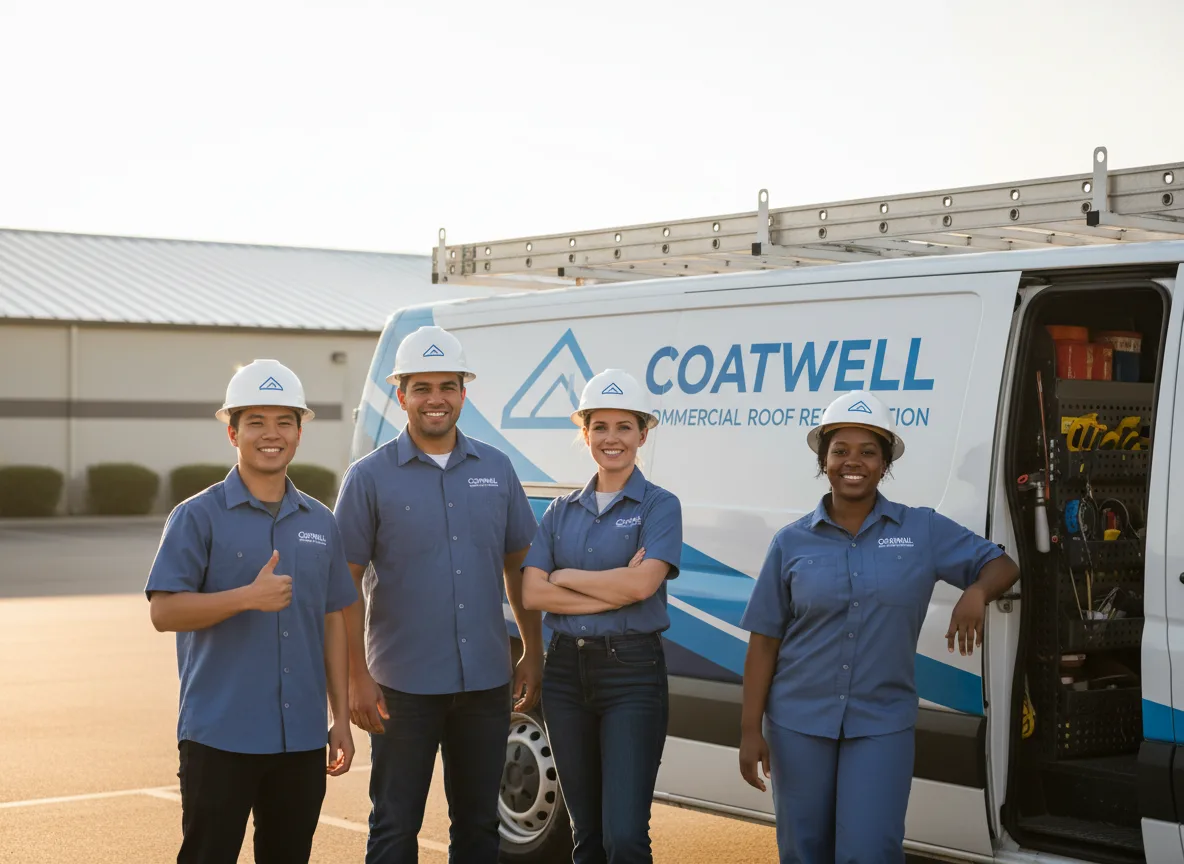 Commercial roof coating company in Pfeifer, KS